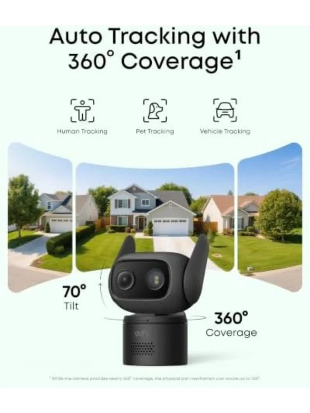 Indoor/Outdoor Security Camera with Color Night Vision & Motion Detection